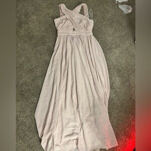 Lulu's Blush Evening Dress